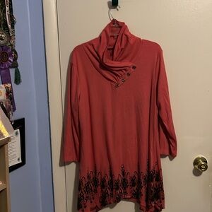 Sese Code 2XL Pink and Black Long Sleeve Shirt